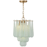 Ollie 4 Light Pendant Green By Crystorama - With Light