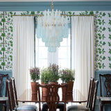 Ollie Chandelier 16 Lights Blue By Crystorama - Lifestyle View2