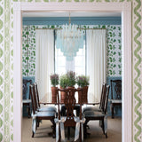 Ollie Chandelier 16 Lights Blue By Crystorama - Lifestyle View1