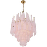 Ollie Chandelier 16 Lights Blush By Crystorama - Down View