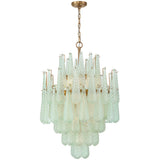 Ollie Chandelier 16 Lights Green By Crystorama