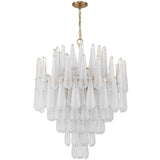 Ollie Chandelier 21 Lights Clear By Crystorama  - Front View