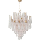Ollie Chandelier 21 Lights Clear By Crystorama  - With Light