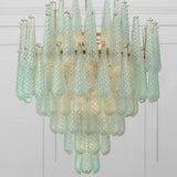 Ollie Chandelier 21 Lights Green By Crystorama  - Lifestyle View