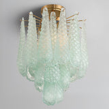 Ollie Semi Flush Green By Crystorama - Lifestyle View