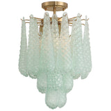 Ollie Semi Flush Green By Crystorama