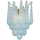 Ollie Wall Sconce Blue By Crystorama - With Light