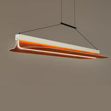 Omma Long Leaf Suspension By LZF, Finish: Matte Nickel Matal