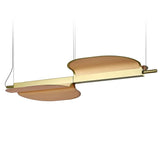 Omma Suspension By LZF, Size: Small, Finish: Gold  Metal, Color: Natural Beech