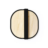 Omma Wall Sconce By LZF, Finish: Black Metal, Color Natural White