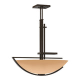 Ondrian Pendant in Bronze, Sand Glass by Hubbardton Forge