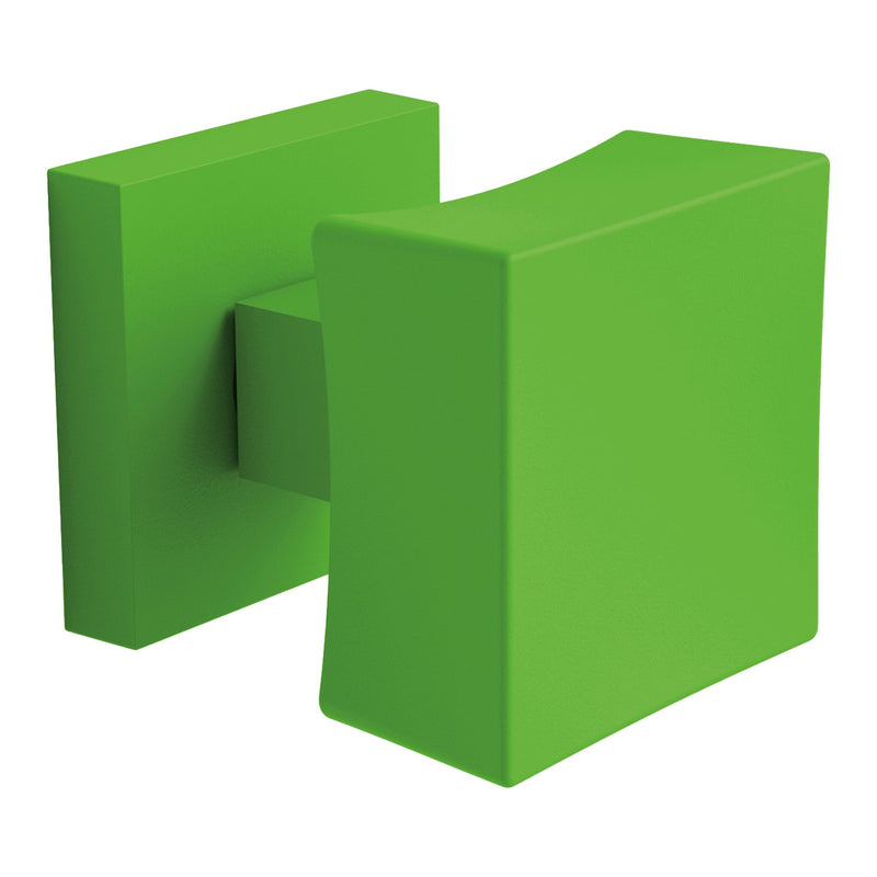 One Q Door Knob in Lime Green by Colombo Design