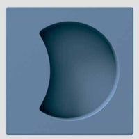 One Q Pocket Door Kit in Ocean Blue by Colombo Design