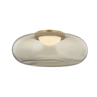 Opalesce Flush Mount - Modern Brass by Sonneman