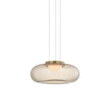 Opalesce Pendant - Modern Brass by Sonneman