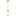 Opalite Small Pendant - Lacquered Brass