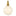Opalite Small Pendant - Lacquered Brass