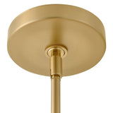 Opalite Small Pendant - Lacquered Brass
