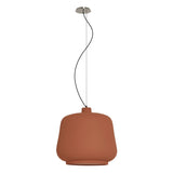 Opus Pendant Light By Geo Contemporary, Color: Terracotta