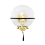Oranmore Wall Light - Antique Brass & Matt Black