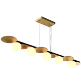 Organic Gold Large Luna Linear Pendant by Accord