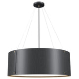 Organic Lead Grey Element Round Suspension by Accord
