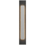Organic White Petra Linear Wall Lamp with Slate Accent by Accord