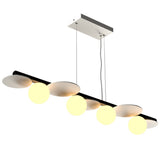 Organic White Small Luna Linear Pendant by Accord