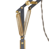 Original 1227 Brass Desk Lamp Elephant Grey By Anglepoise - Detailed View3