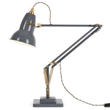 Original 1227 Brass Desk Lamp Elephant Grey By Anglepoise - Side View2