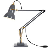 Original 1227 Brass Desk Lamp Elephant Grey By Anglepoise - Side View3