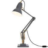 Original 1227 Brass Desk Lamp Elephant Grey By Anglepoise - Side View5