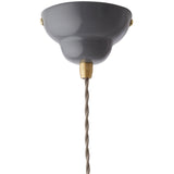 Original 1227 Brass Pendant Elephant Grey By Anglepoise - Detailed View1