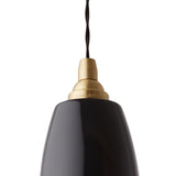 Original 1227 Brass Pendant Jet Black By Anglepoise - Detailed View1