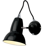 Original 1227 Wall Light Jet Black By Anglepoise - With Light