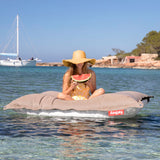 Original_Floatzac Floating Bean Bag Lounge Chair Grey Taupe By Fatboy Lifestyle View