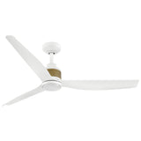 Oris 52” LED Smart Fan Matte White By Hinkley - Side View3