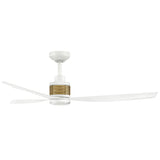 Oris 52” LED Smart Fan Matte White By Hinkley - Side View6