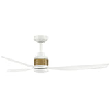 Oris 52” LED Smart Fan Matte White By Hinkley - Side View7
