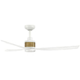 Oris 52” LED Smart Fan Matte White By Hinkley - Side View8