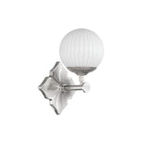 Orly 1-Light Sconce 7.5'' Polished Nickel White
