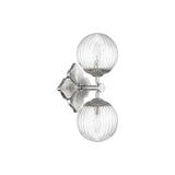 Orly 2-Light Sconce 7.5'' Polished Nickel Clear