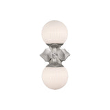 Orly 2-Light Sconce 7.5'' Polished Nickel White
