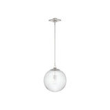 Orly Pendant 14'' Polished Nickel Clear
