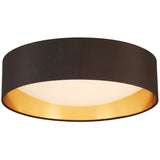 Orme Ceiling Light Medium Black Gold By Eglo