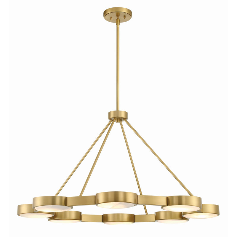 Orson Chandelier 38.5'' Modern Gold