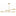 Orson Linear Chandelier 54'' Modern Gold