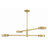 Orson Linear Chandelier 54'' Modern Gold