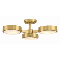 Orson Semi Flush Mount 22.5'' Modern Gold