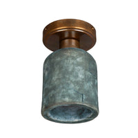 Osier Ceiling Light - Antique Brass